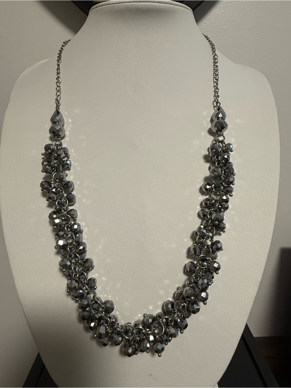 Beaded Cluster Necklace
